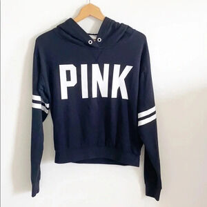 PINK Black and White Hoodie